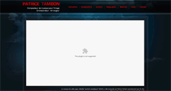 Desktop Screenshot of patrice-tambon.com